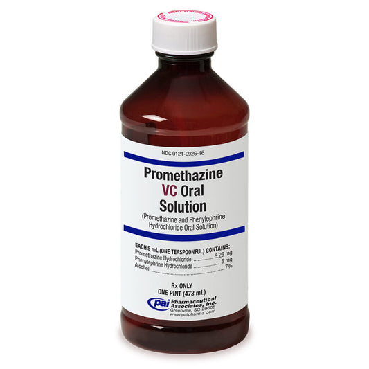 Promethazine hydrochloride and codeine phosphate syrup